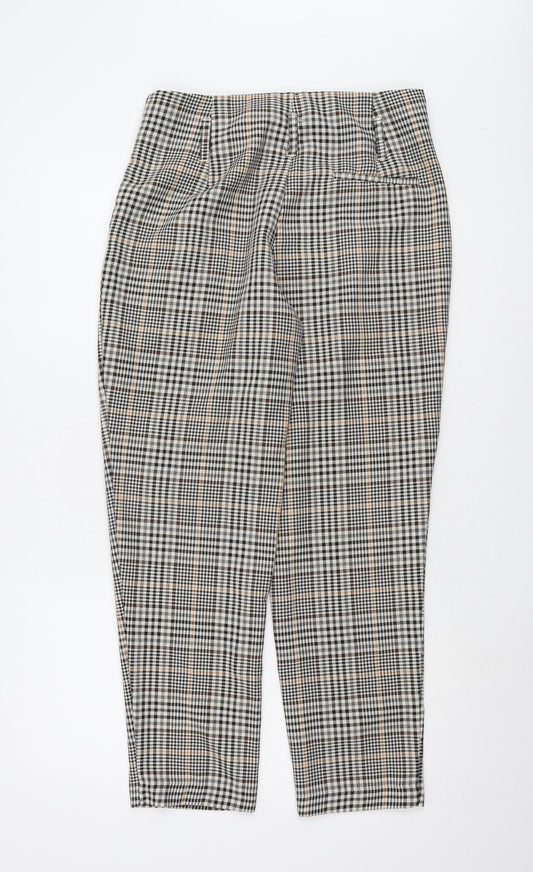 New Look Women's Check Trousers, UK 12, Multicoloured