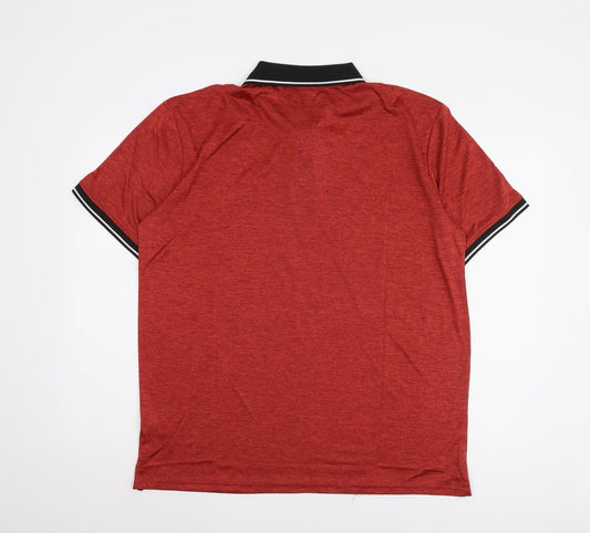 Atlas For Men Red XL Men's Polo Shirt