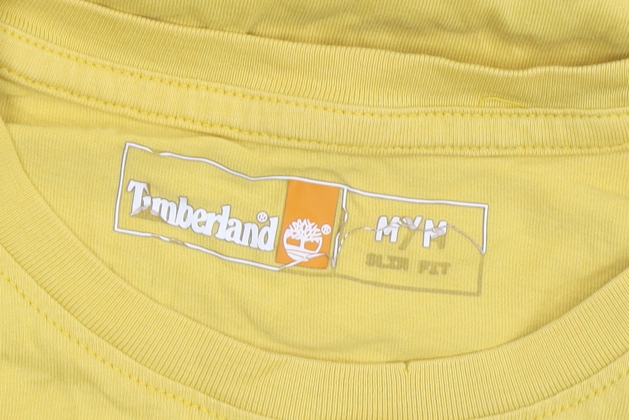 Timberland Men’s Yellow Slim Fit T-Shirt - Size M
