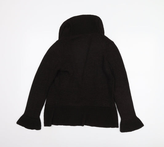 Womens UK Size M Viyella Black Cardigan Jumper