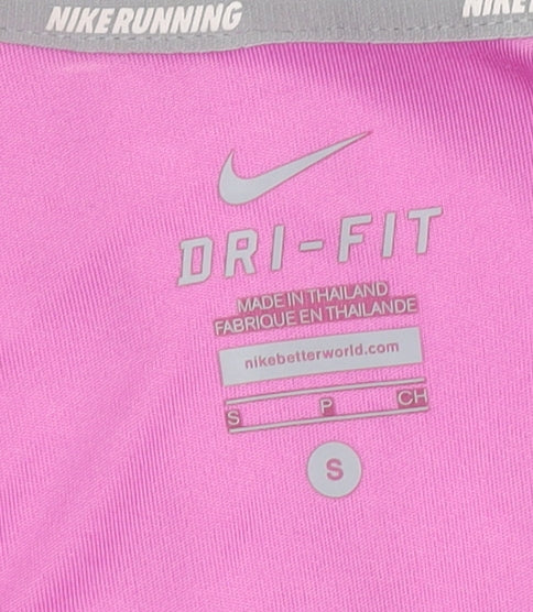 Nike Women’s Pink Athletic Dri-FIT Running Top Size S