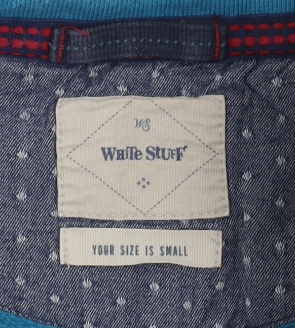 White Stuff Grey Men's Small Pullover Fleece Jacket