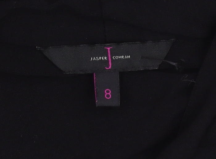 Jasper Conran Black Wrap Blouse, Women, Size 8, Elegant