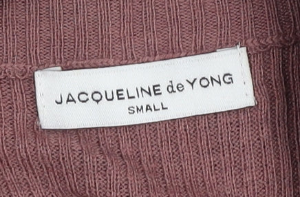 Womens UK Size S JACQUELINE de YONG Purple Pullover Jumper