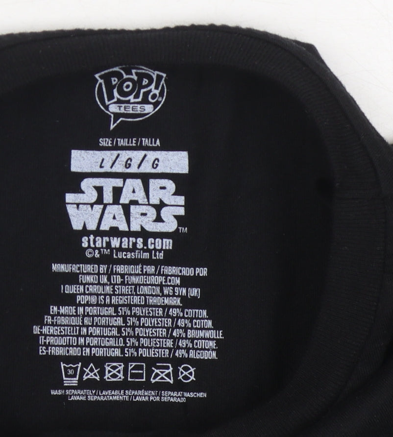 Funko Boys Black Star Wars Graphic T-Shirt L