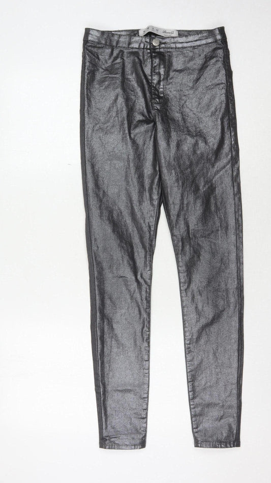 Womens UK Size 10 Denim Co. Slim Fit Jegging Black Trousers