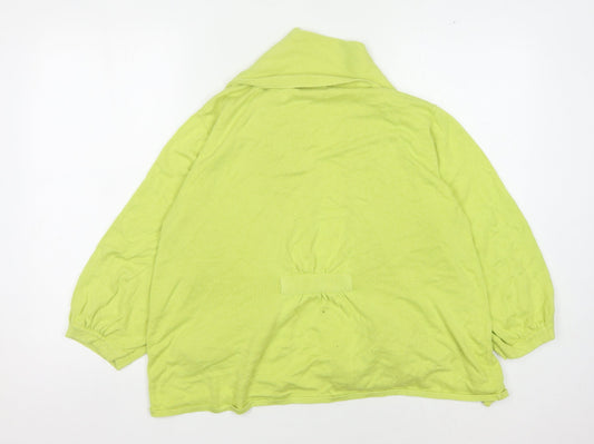 Womens UK Size L Wallis Green Cardigan Jumper