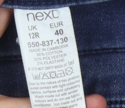 Next Women's Blue Skinny Jeans Size 12 Regular