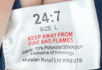 Jeff Banks Men's Blue V-Neck Pullover Jumper Size L