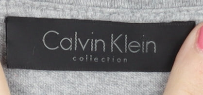Mens UK Size L Calvin Klein Grey T-Shirt