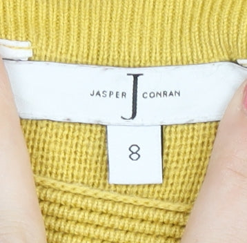 J by Jasper Conran Women's Yellow Pullover Jumper Size 8