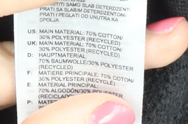 Adidas Women's Black Pullover Hoodie, Size 10