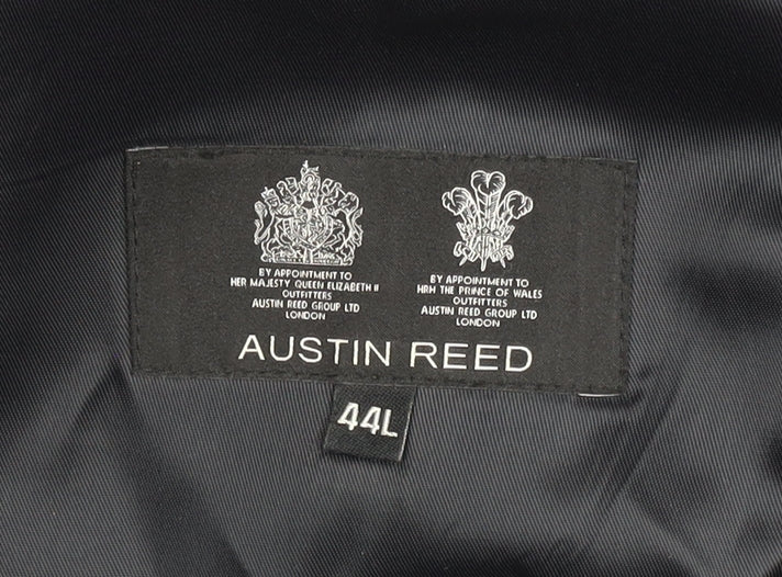Austin Reed Men's Black Suit Jacket, 44 Long, Business/Formal