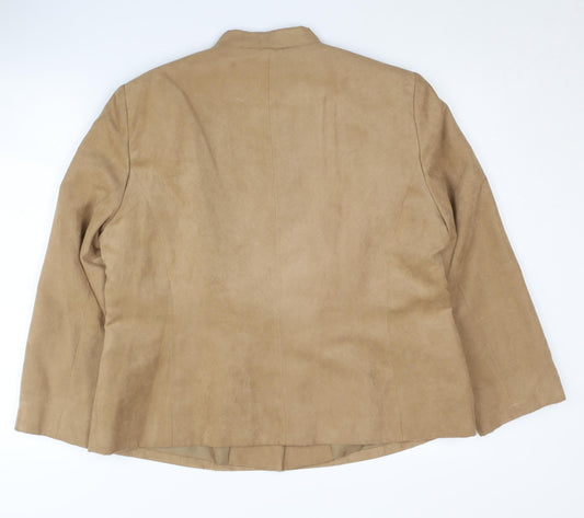 Eastex Women's Brown Blazer, Size 16, Polyester