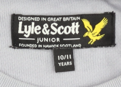Additional view of Lyle & Scott boys’ grey pullover sweatshirt 10-11 years