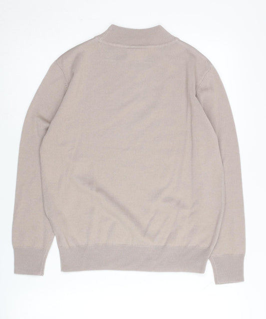 Eastex Women's Beige Cable-Knit Pullover Jumper, Size 10