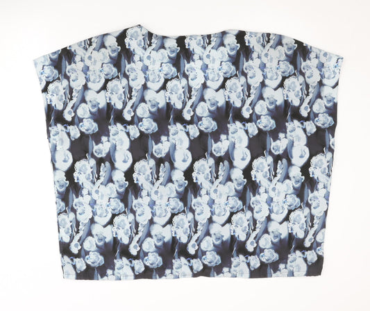 Womens UK Size M Jigsaw Multicoloured Basic Blouse