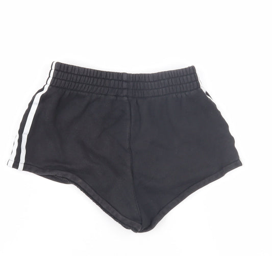 Adidas Women Black Athletic Shorts Size 4