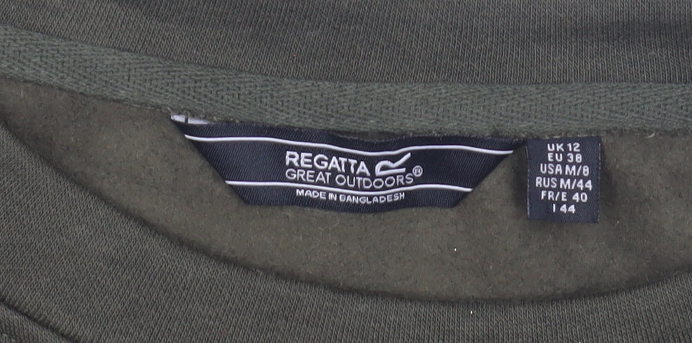 Regatta Women's Green Crewneck Pullover Sweatshirt - Size 12