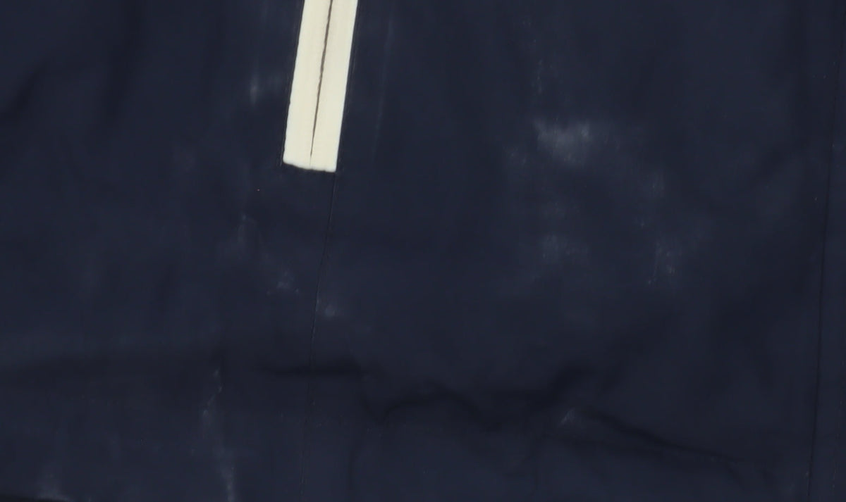 Brand and care label for Ozark Trail unisex blue xl waterproof jacket