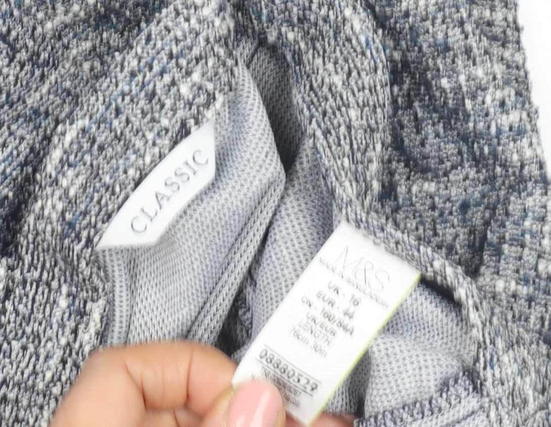 Marks and Spencer Women's Grey A-Line Midi Skirt