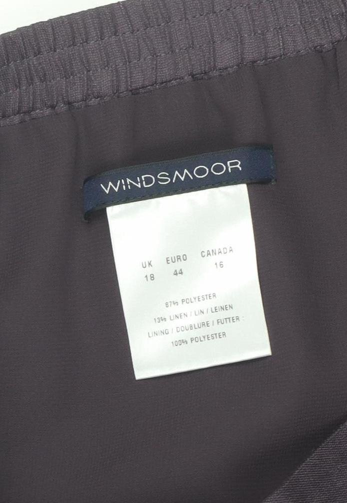 Womens UK Size 18 Windsmoor Regular Fit Purple Trousers