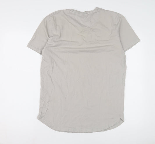 Mens UK Size XL Beck & Hersey Grey T-Shirt