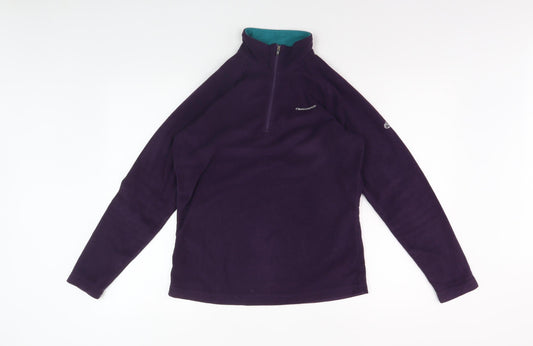 Womens UK Size 8 Craghoppers Purple Full Zip Sweatshirt