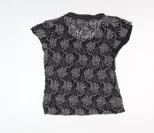 Womens UK Size 16 Per Una Black Basic Blouse