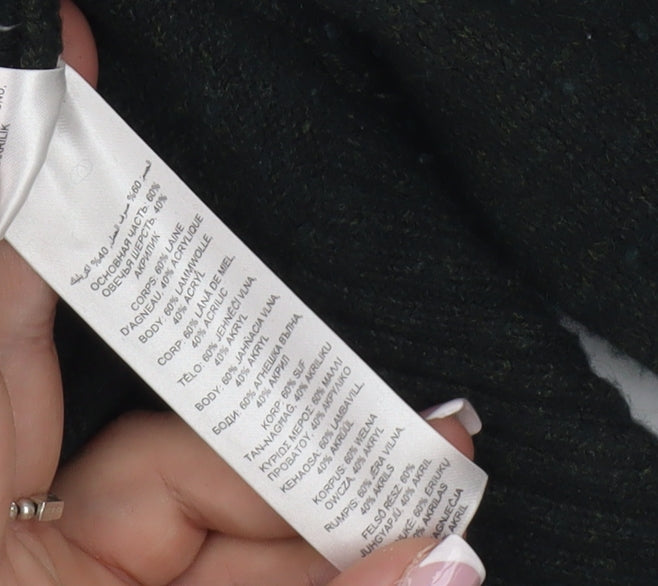 Rocha John Rocha Men's Black XL V-Neck Jumper