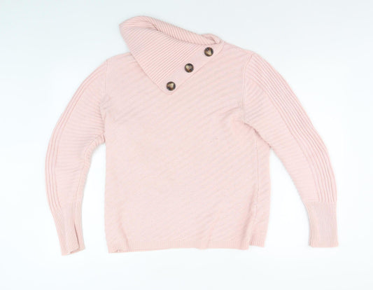 Womens UK Size 12 Roman Pink Pullover Jumper