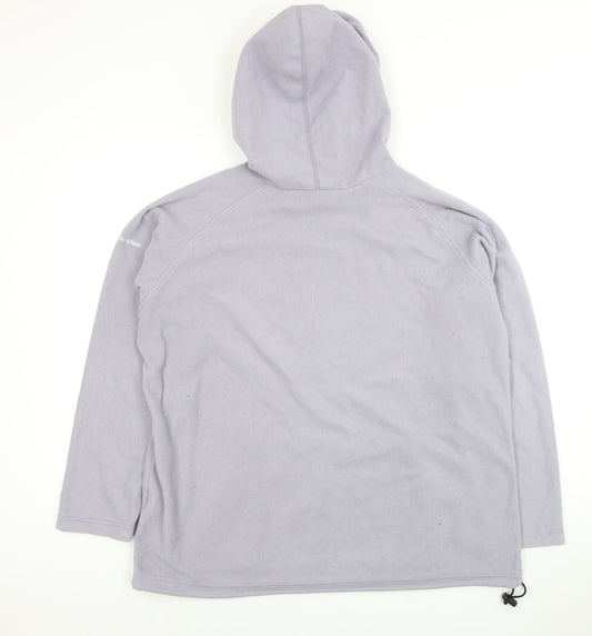 Berghaus Women's Grey Raglan Sleeve Fleece Hoodie Size 16