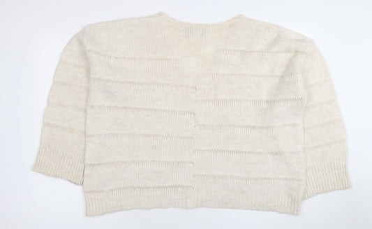 ASOS DESIGN Women's Ivory Pullover Jumper L