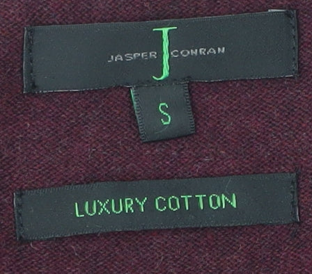 Jasper Conran Men's Red V-Neck Jumper S