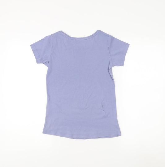 Craghoppers Women's Purple Cotton T-Shirt UK 8 Casual