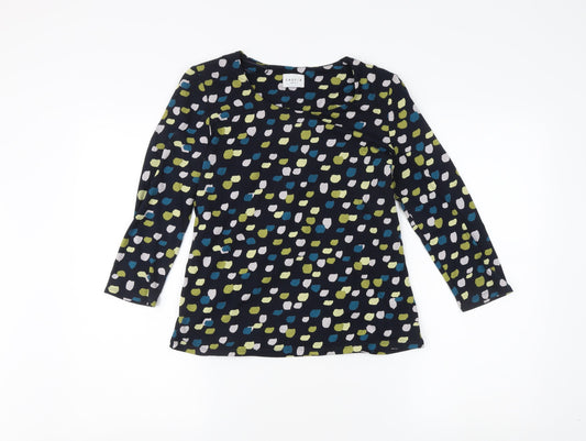 Womens UK Size 10 Eastex Multicoloured Basic Blouse