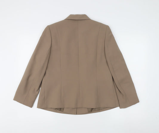 Eastex Women's Brown Blazer Size 12 Regular Fit