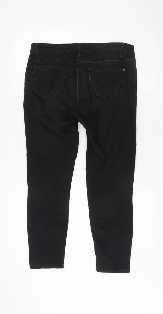 Womens UK Size 12 Yes Yes Slim Fit Skinny Black Jeans
