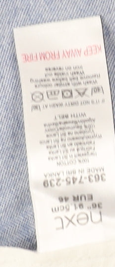 Next Men's Blue Chino Shorts, Size 45, Regular Fit