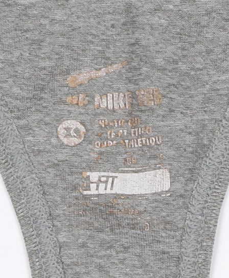 Nike Women's Grey Medium Jersey Racerback Tank