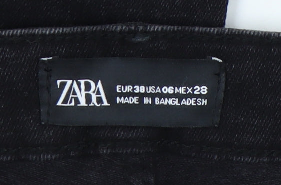 Zara Women's Black Skinny Jeans, Size 10, Slim Fit