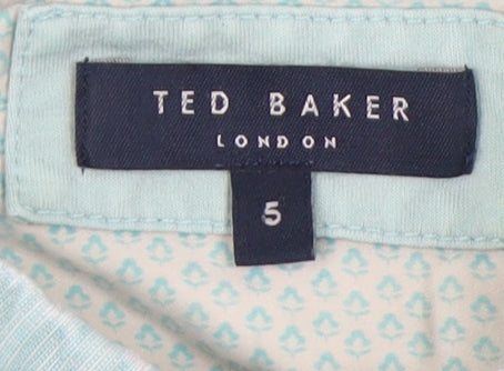 Ted Baker Green Mens Polo L Short Sleeve Casual