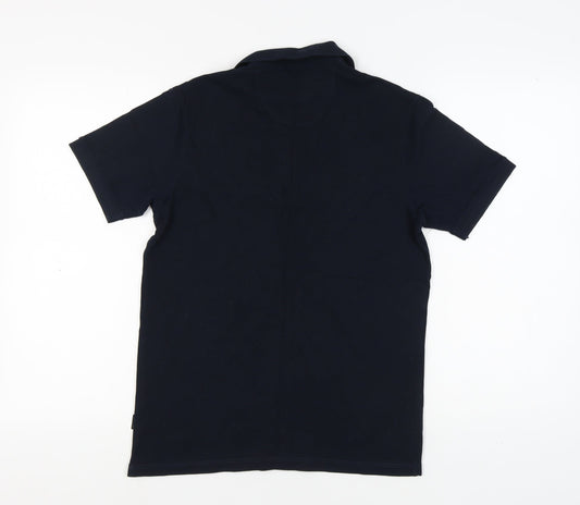 Burton Menswear Men's Black Polo Shirt, Size S