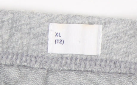 Additional view of Gap girls’ grey xl leggings, cotton elastane blend