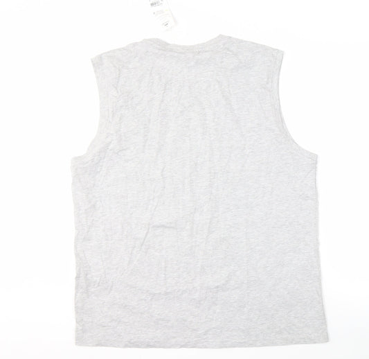 Slazenger Men’s Grey Tank Top 2XL Sportswear