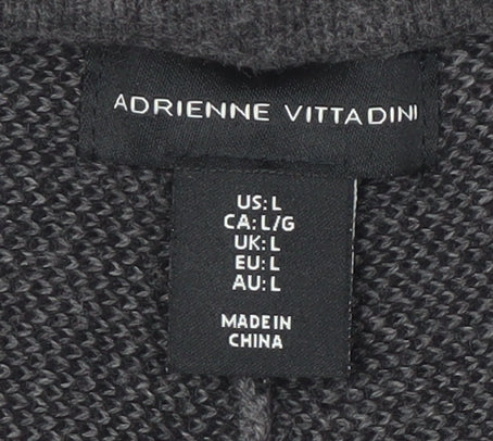 Womens UK Size L Adrienne Vittadini A-Line Knit Skirt