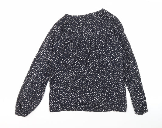 Womens UK Size 6 Joules Blue Basic Blouse