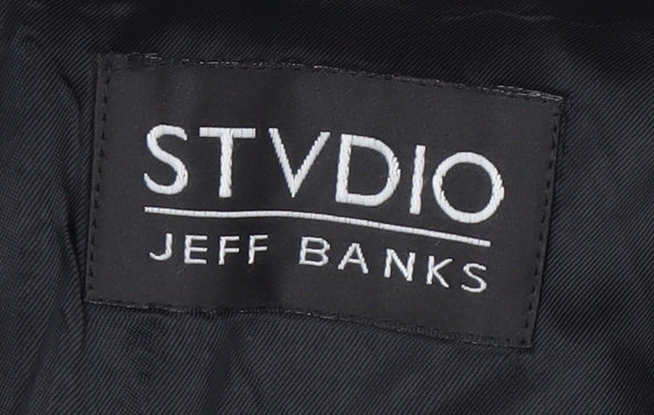 Mens UK Size 44 Jeff Banks Regular Grey Suit Jacket