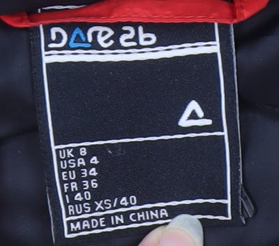 Womens UK Size 8 Dare 2B Red Puffer Jacket