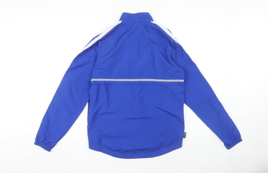 Adidas Men's Blue XS Windbreaker Jacket, Lightweight, Reflective